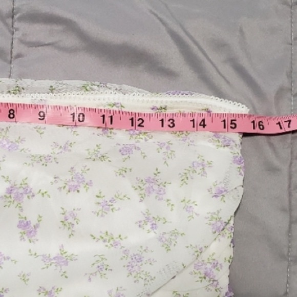 ASOS DESIGN Tall mesh mini skirt in light ditsy floral print size 12 - Picture 11 of 16